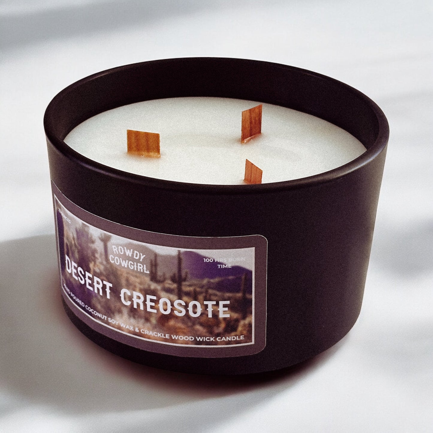 Desert Creosote Wood Wick Candle