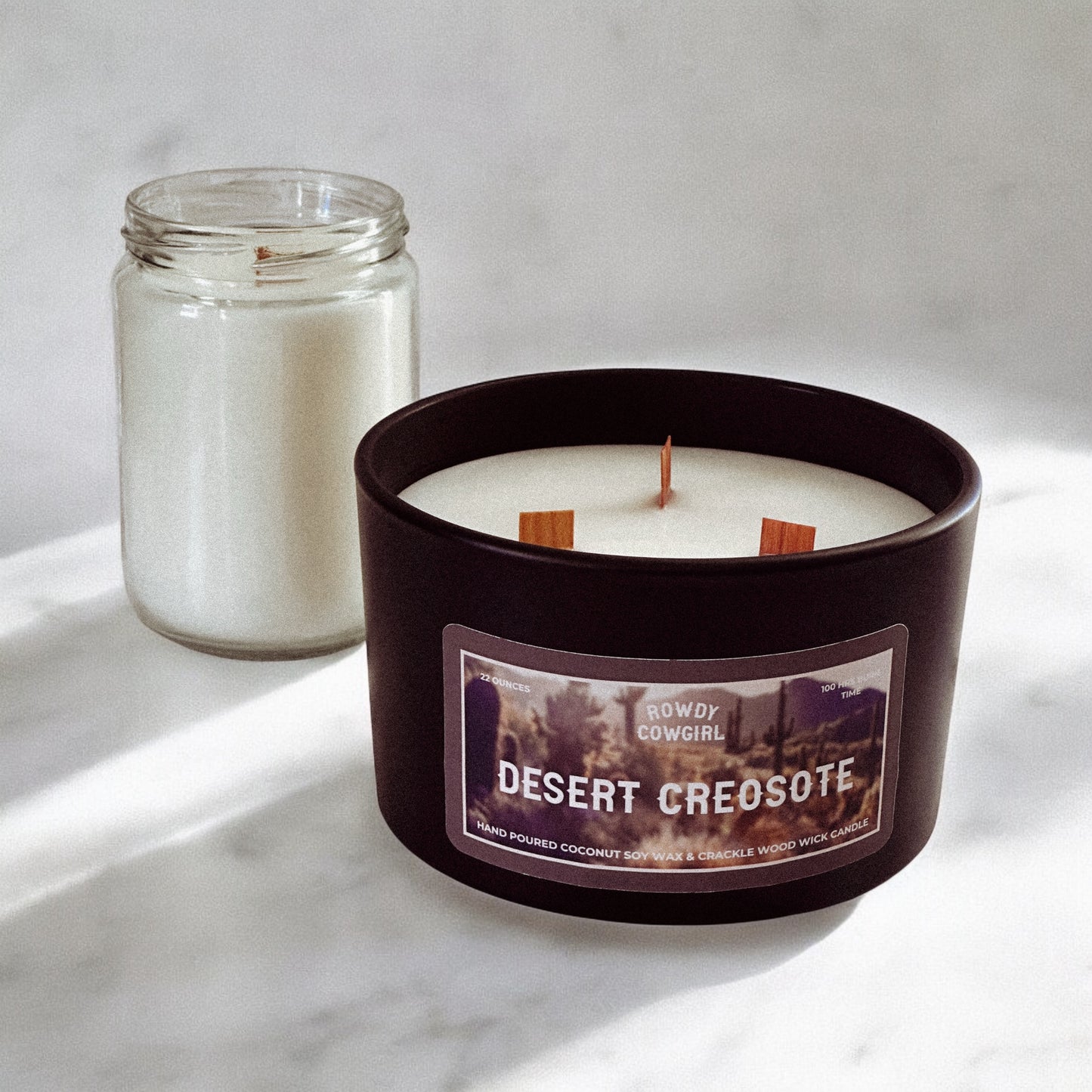 Desert Creosote Wood Wick Candle