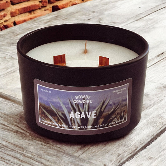Agave Wood Wick Candle