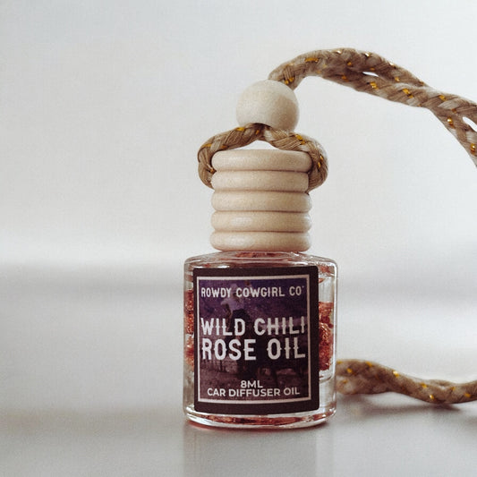 Wild Chili & Rose Oil Car Diffuser Oil, 8ml